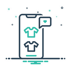 Mix icon for shown