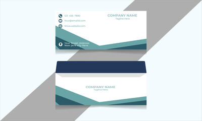  New creative and modern envelope design template mockup