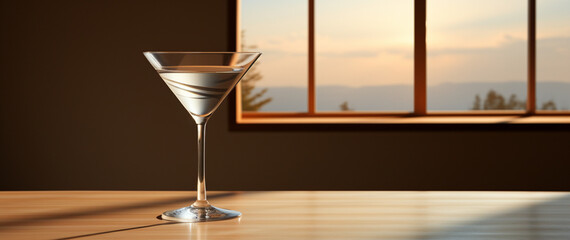Martini Moments: Trockener Cocktail in stilvollem Ambiente - obrazy, fototapety, plakaty