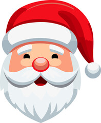 Santa Claus. Cartoon style. Vector illustration