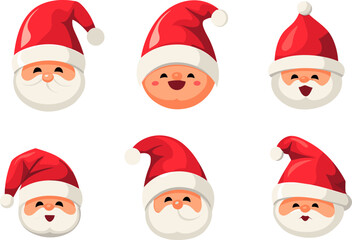 Santa Claus. Cartoon style. Vector illustration