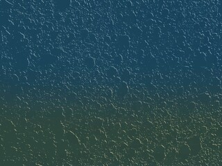 Blue water drops on the window, deep blue sea water bubble illustration image degrade gradient abstract style design for background or wallpaper