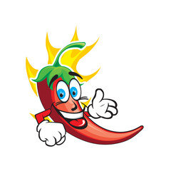 Make a Professional Chilli Cartoon Vector