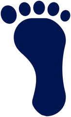 足跡アイコンイラスト