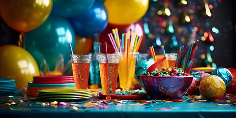 birthday party decoration,Birthday, party, decorations, celebration, decor, colorful, festive,Fun and Festive Party Deco