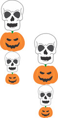 The skeleton earring PNG 29