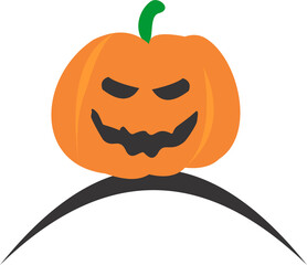 The pumpkin head band 13