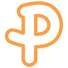 A to Z pastel candy alphabets outline for colouring book, cute font, typography, sweet stickers, tattoo, campaign label, brand logo, company and business logo, icons, letters, text, fashion, initials