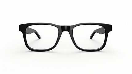 Black nerd eyeglasses