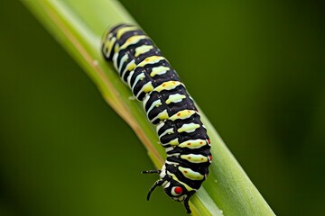 Caterpillar dovetail butterfly.