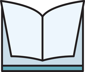 Book Icon Illustration
