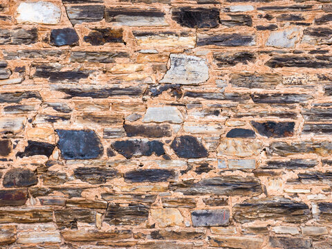 Close up of a stone wall
