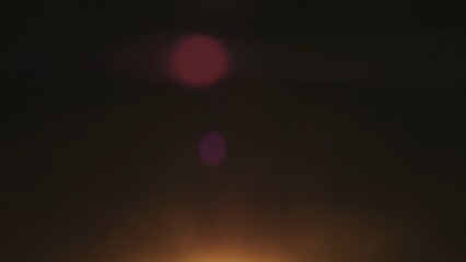 Anamorphic lens flares advertisement template creative concept. Abstract overlay with faded light at the bottom on frame.