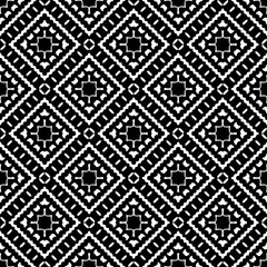 
White background with black pattern. Seamless texture for fashion, textile design,  on wall paper, wrapping paper, fabrics and home decor. Simple repeat pattern.