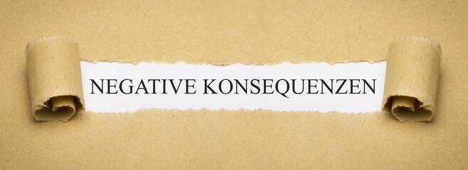 Negative Konsequenzen