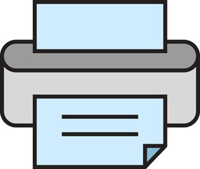 Printer Icon Illustration
