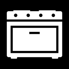 Induction Range Icon | Kitchen Glyphs Icon