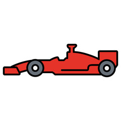 Racing car icon
