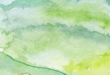 Abstract watercolor wash
