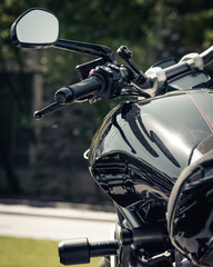 motorcycle on the street