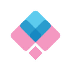 abstract spade logo icon