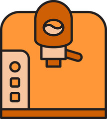 Auto Drip Coffee Maker Icon
