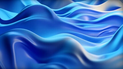 Obraz premium wallpaper abstrack organic liquid ilustration blue