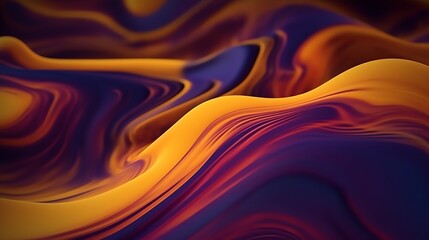 wallpaper abstrack organic liquid ilustration orange dark purple
