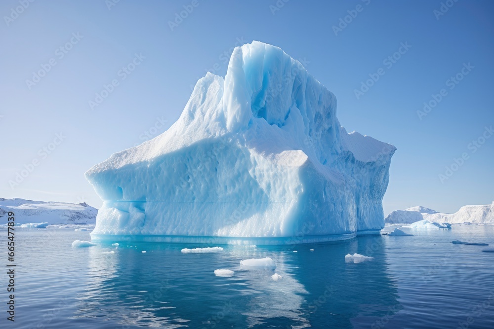 Wall mural Iceberg in Greenland.