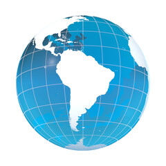 South America, Brazil, earth globe, world map