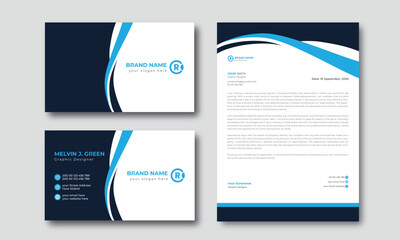 Set of letterhead and Business Card
