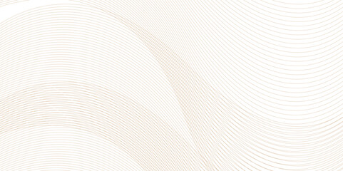 Brown abstract wave line isolated on transparent background.