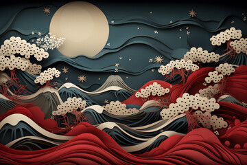 Chinese New Year Wallpaper Ai generated ART