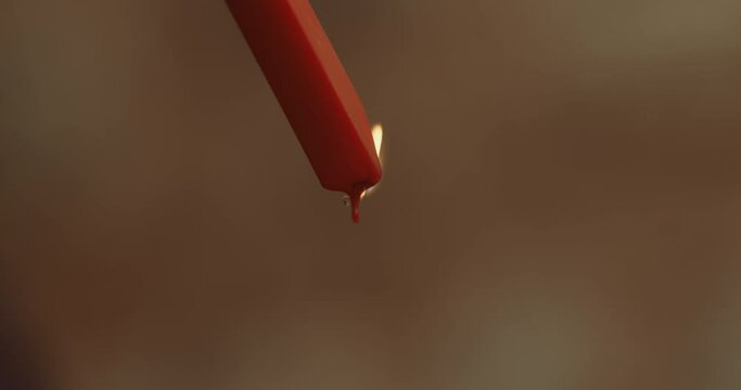 The Red Wax Seal is Dripping. 