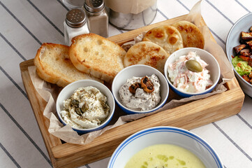 food from the restaurant for the menu