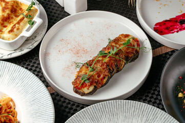 food from the restaurant for the menu