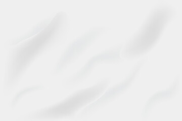 Realistic texture of white snow. Vector illustration with top view