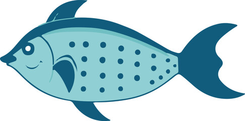 Adorable underwater creatures depicted in charming silhouette vectors.