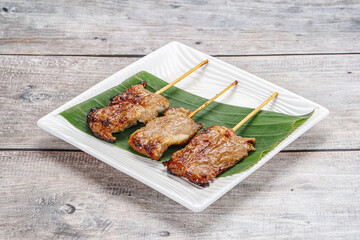 Thai cuisine - grilled pork skewer