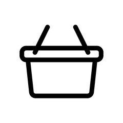 Shopping basket icon