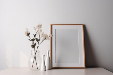 Stylish and minimalist photo frame mockup - The perfect template for showcasing your photography and design ideas