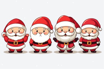 Christmas cute Santa illustration