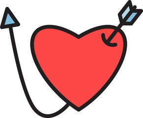 Heart and Arrow Icon
