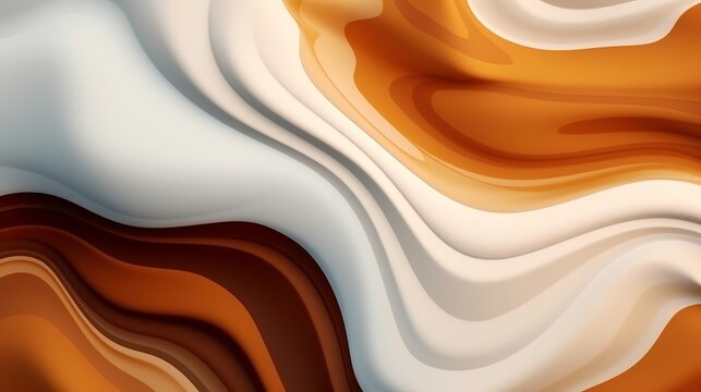 wallpaper abstrack organic liquid ilustration brown white