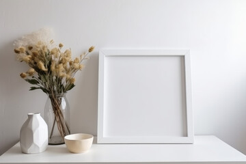 Stylish and minimalist photo frame mockup - The perfect template for showcasing your photography and design ideas
