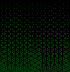 Halftone triangles pattern. Abstract geometric gradient background.