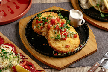 food from the restaurant for the menu