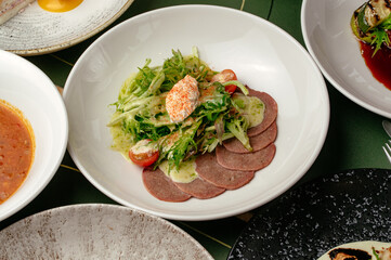 food from the restaurant for the menu