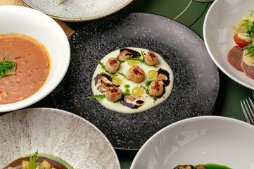 food from the restaurant for the menu