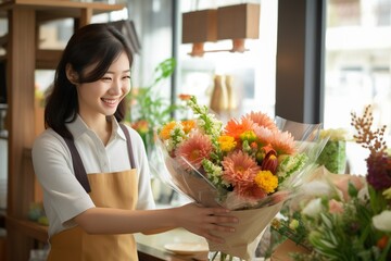 花屋の店員イメージ07